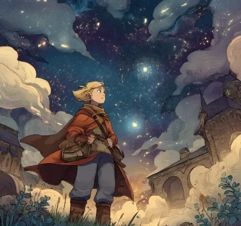 漫画条目《星轨维修员》封面，科幻幻想方向